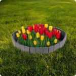 Obrzeże ogrodowe Plonos 25x23 cm, 10 szt., szare