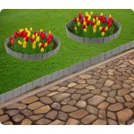 Obrzeże ogrodowe Plonos 25x23 cm, 10 szt., szare