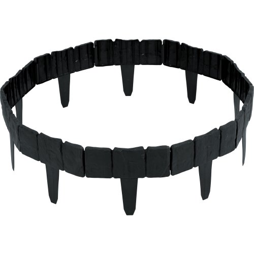 Obrzeże ogrodowe Plonos 25x23 cm, 10 szt., antracyt