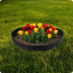 Obrzeże ogrodowe Plonos 25x23 cm, 10 szt., antracyt