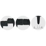 Obrzeże ogrodowe Plonos 25x23 cm, 10 szt., antracyt