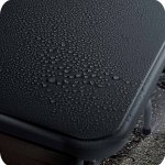 Stół ogrodowy składany Plonos 180x74x74 cm, czarny