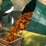 Kosz ogrodowy Plonos 67x76 cm, 272 l, zielony