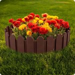 Obrzeże ogrodowe Plonos 60x23,5 cm, 4 szt., brązowe