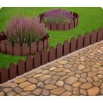 Obrzeże ogrodowe Plonos 60x23,5 cm, 4 szt., brązowe