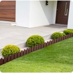 Obrzeże ogrodowe Plonos 60x23,5 cm, 4 szt., brązowe