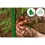 Tyczki do roślin Plonos 120 cm, 10 szt., zielone