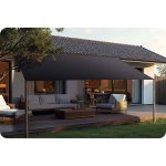 Żagiel przeciwsłoneczny Plonos 3x4 m, szary