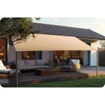 Żagiel przeciwsłoneczny Plonos 3x4 m, beżowy