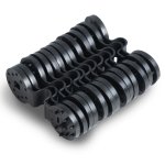 Siatka cieniująca Plonos 1,2x50 m 140 g, szara