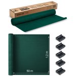 Siatka cieniująca Plonos 1,2x50 m 140 g, zielona