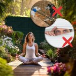 Siatka cieniująca Plonos 1,5x25 m 140 g, zielona