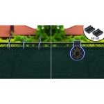 Siatka cieniująca Plonos 1,5x25 m 140 g, zielona