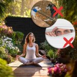 Siatka cieniująca Plonos 1,5x50 m 110 g, szara