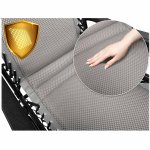 Leżak ogrodowy składany z poduszką Sofotel ChillWell Soft szary