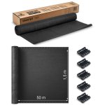 Siatka cieniująca Plonos 1,5x50 m 110 g, szara