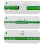 Tyczki do roślin Plonos 120 cm, 10 szt., zielone