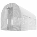 Tunel foliowy Plonos 2x3,5 m (7 m²), biały - zestaw ze sznurkiem 100 m