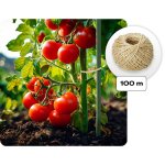 Tunel foliowy Plonos 2,5x4 m (10 m²), zielony - zestaw ze sznurkiem 100 m