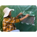 Tunel foliowy Plonos 2x3 m (6 m²), zielony - zestaw ze sznurkiem 100 m