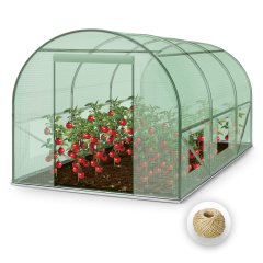 Tunel foliowy Plonos 2x3 m (6 m²), zielony - zestaw ze sznurkiem 100 m