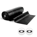 Agrotkanina Plonos 1,6x100 m + 100 szpilek, czarna