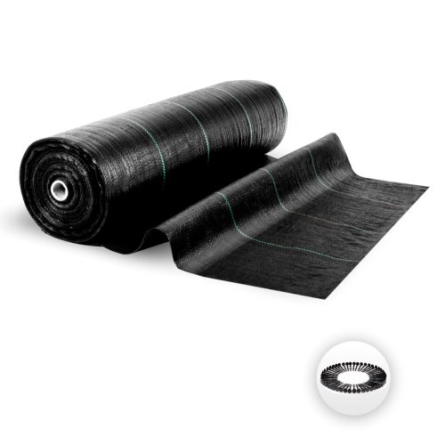 Agrotkanina Plonos 1,6x50 m + 50 szpilek, czarna