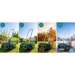 Siewnik do trawy i nawozu Plonos 12 litrów, zielony