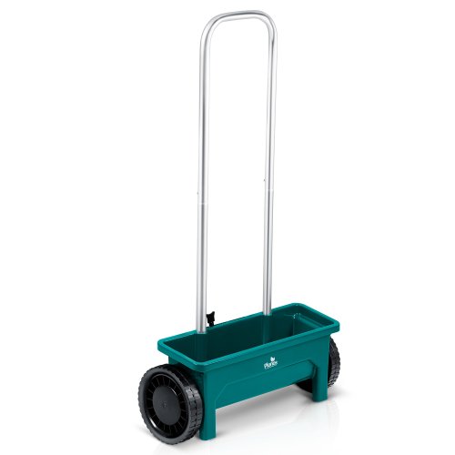 Siewnik do trawy i nawozu Plonos 12 litrów, zielony