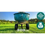 Siewnik do trawy i nawozu Plonos 27 litrów, zielony