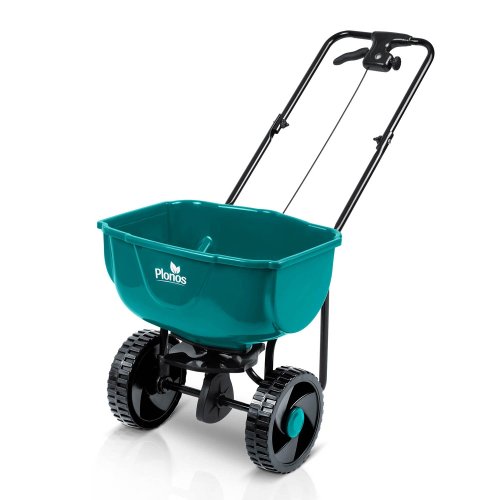 Siewnik do trawy i nawozu Plonos 27 litrów, zielony
