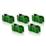 Złączki do tyczek Plonos 11x32 mm, typ-2, 10 szt., zielone